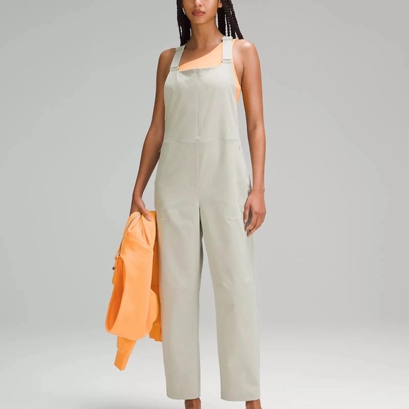 Lululemon WovenAir Overalls W1EDES Cream Color No Size on Garment - Picture 1 of 5
